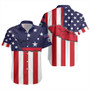 Samoa Hawaiian Shirt American Samoa Map With American Flag