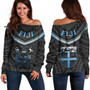 Fiji Off Shoulder Sweatshirt Polynesian Authen