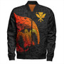 Hawaii Polynesian Turtle Tropical Bomber Jacket