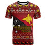 Papua New Guinea T-Shirt - Custom PNG Merry Christmas T-Shirt