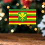 Hawaii Acrylic And Wooden Ornament Christmas Flag Native Hawaii Kanaka Maoli