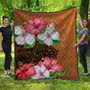 Hawaii Premium Quilt Hibiscus Flower Polynesia