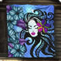 Hawaii Premium Quilt Hibiscus Polynesian Hula Girl