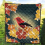 Hawaii Premium Quilt Honeycreeper Hibiscus
