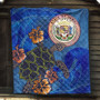 Hawaii Premium Quilt Seal Hibiscus Ocean Pin Light Turtle Sea