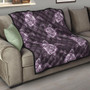 Hawaii Premium Quilt Turtle Plumeria Violet