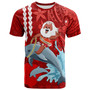 Hawaii Polynesian Christmas T-shirt - Custom Polynesian Santa Christmas Ugly Hawaii T-shirt