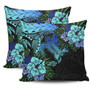 Hawaii Pillow Cover Hawaii Polynesian Turtle Tropical Blue Gardient Blue