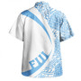 Fiji Hawaiian Shirt Coat Of Arm Lauhala Circle