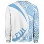 Fiji Sweatshirt Coat Of Arm Lauhala Circle