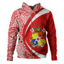 Tonga Hoodie Coat Of Arm Lauhala Circle