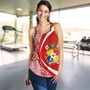 Tonga Women Tank Coat Of Arm Lauhala Circle