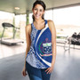 Samoa Women Tank Coat Of Arm Lauhala Rugby Circle