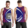 Samoa Tank Top American Samoa Coat Of Arm Lauhala Circle