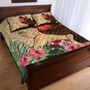 Hawaii Quilt Bed Set Beautiful Hula Girl Hibiscus Tropical