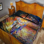 Hawaii Quilt Bed Set Hibiscus Dreamcatcher Wales Night
