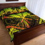 Hawaii Quilt Bed Set Kanaka Maoli Map Hibiscus Polynesian Kanu