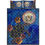 Hawaii Quilt Bed Set Seal Hibiscus Ocean Pin Light Turtle Sea