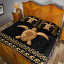 Hawaii Quilt Bed Set Traditional Turtle Pattern