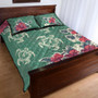 Hawaii Quilt Bed Set Turtle Hibiscus Summer