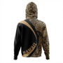 Tonga Hoodie Coat Of Arm Lauhala Gold Circle