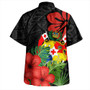 Tonga Hawaiian Shirt Tonga Coat Of Arms Polynesian Hibiscus
