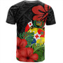 Tonga T-Shirt Tonga Coat Of Arms Polynesian Hibiscus