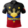 Philippines Polo Shirt Custom - Philippines Sun Star Sport Style Polynesian