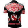 Tonga Polo Shirt Ngatu Pattern Islands Style