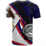 American Samoa T-Shirt Polynesia Flag Shoul Style