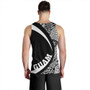 Guam Tank Top Coat Of Arm Lauhala White Circle