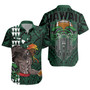 Hawaii Short Sleeve Shirt Map Kanaka Football Style