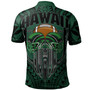 Hawaii Polo Shirt Map Kanaka Football Style