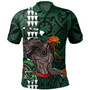 Hawaii Polo Shirt Map Kanaka Football Style