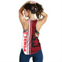 Tonga Women Racerback Tank - Custom Proud To be Tongan Polynesian Patterns With Tonga Kupesi