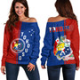 Tokouso Off Shoulder Sweatshirt - Custom Tonga And Samoa Together