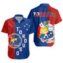 Tokouso Short Sleeve Shirt - Custom Tonga And Samoa Together