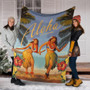 Hawaii Premium Blanket Aloha Hula Dance Hibiscus