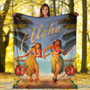 Hawaii Premium Blanket Aloha Hula Dance Hibiscus
