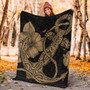 Hawaii Premium Blanket Anchor Poly Tribal Gold