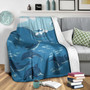 Hawaii Premium Blanket Dolphin And Sea