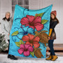 Hawaii Premium Blanket Hibiscus Flower Soulful