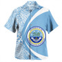 Federated States of Micronesia Hawaiian Shirt Coat Of Arm Lauhala Circle