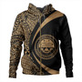 Federated States of Micronesia Hoodie Coat Of Arm Lauhala Gold Circle