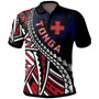 Tonga Polo Shirt - Tribals Flower Special Pattern