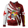 Tonga Aotearoa Tribal Roots Hoodie - Custom Tonga Polynesian Pride With Coat Of Arms And Tonga Map Kupesi Hoodie