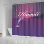 Hawaii Shower Curtain Dolphin Club Violet Sun