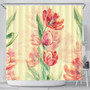 Hawaii Shower Curtain Flower Art