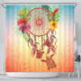 Hawaii Shower Curtain Flower Dreamcatcher