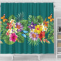 Hawaii Shower Curtain Garden Flower